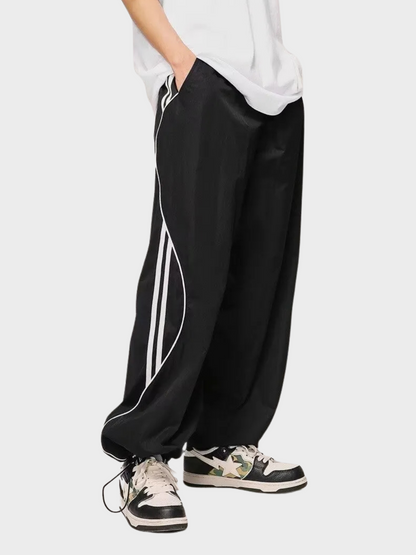 Striped Tech Trackpants