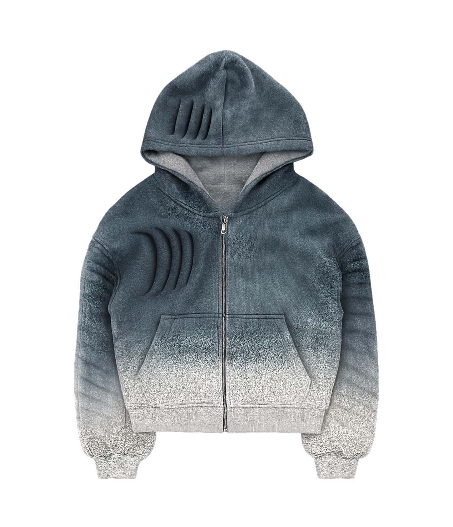 "Nautical Reef" Zip-Up Hoodie